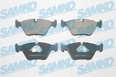 Комплект тормозных колодок, дисковый тормоз SAMKO 5SP296