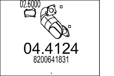 Катализатор MTS 04.4124