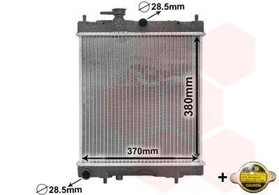 Radiators, Motora dzesēšanas sistēma VAN WEZEL 13002130
