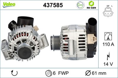 Ģenerators VALEO 437585