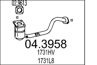 Katalizators MTS 04.3958