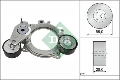 Siksnas spriegotājs, Ķīļsiksna Schaeffler INA 534 0936 10