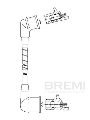 Augstsprieguma vads BREMI 6A07E70