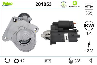 Стартер VALEO 201053