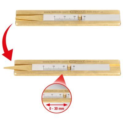 Mērierīce, Protektora dziļums KS TOOLS 300.0537