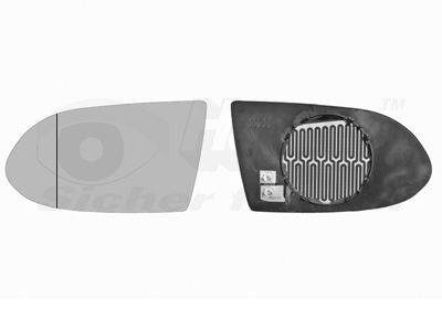 Spoguļstikls, Ārējais atpakaļskata spogulis VAN WEZEL 3790837