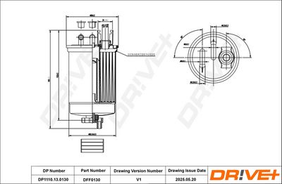 Топливный фильтр Dr!ve+ DP1110.13.0130