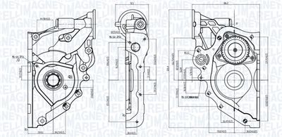 Масляный насос MAGNETI MARELLI 351516000080