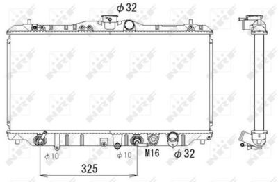 Radiators, Motora dzesēšanas sistēma NRF 556708