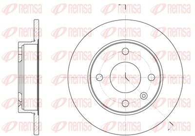 Bremžu diski REMSA 6094.00