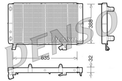 Radiators, Motora dzesēšanas sistēma DENSO DRM21074