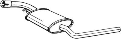 Средний глушитель выхлопных газов BOSAL 281-891