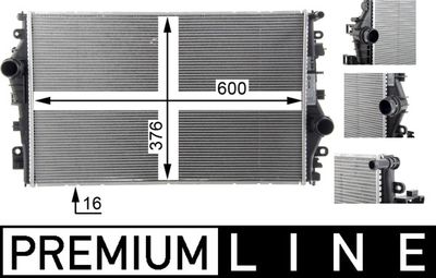 Radiators, Motora dzesēšanas sistēma MAHLE CR 1658 000P