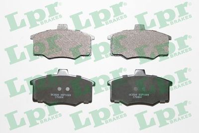 Комплект тормозных колодок, дисковый тормоз LPR 05P1089