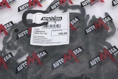 Пружинный замок, заглушка фланца охлаждающей жидкости AUTOMEGA 160033510