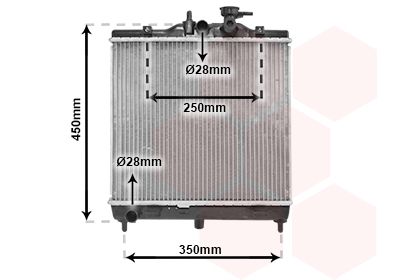 Radiators, Motora dzesēšanas sistēma VAN WEZEL 83002063