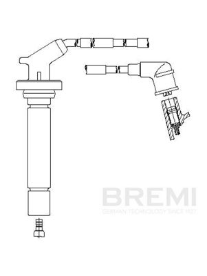 Augstsprieguma vads BREMI 754F89