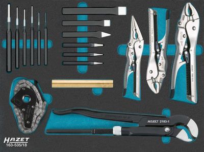 Instrumentu komplekts HAZET 163-535/18