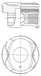 Поршень KOLBENSCHMIDT 41250610