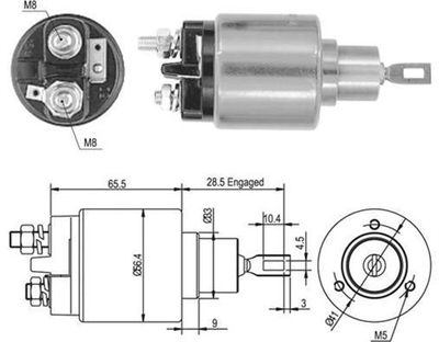 Ievilcējrelejs, Starteris MAGNETI MARELLI 940113050414