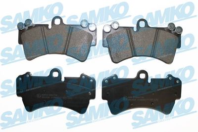 Комплект тормозных колодок, дисковый тормоз SAMKO 5SP1257