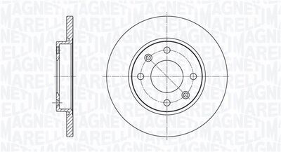 Тормозной диск MAGNETI MARELLI 361302040147