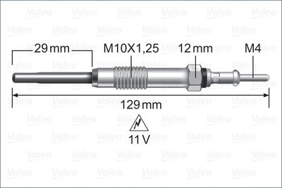 Свеча накаливания VALEO 345232