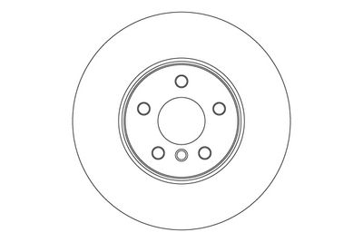 Тормозной диск TRW DF6899S