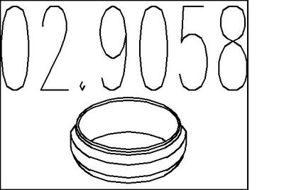 Blīve, Izplūdes caurule MTS 02.9058