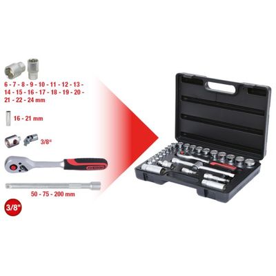 Набор торцевых ключей KS TOOLS 911.0626
