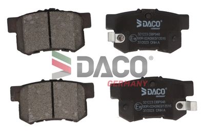 Bremžu uzliku kompl., Disku bremzes DACO 321223