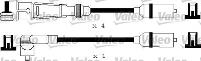 Augstsprieguma vadu komplekts VALEO 346177