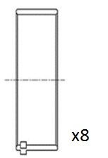 Шатунный подшипник FAI AutoParts BB2058-025