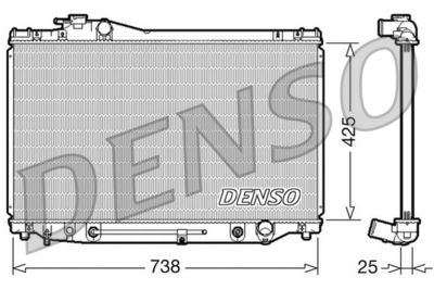 Radiators, Motora dzesēšanas sistēma DENSO DRM51007