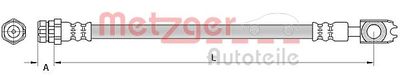 Bremžu šļūtene METZGER 4111523