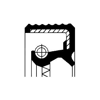 Уплотнительное кольцо CORTECO 15026518B