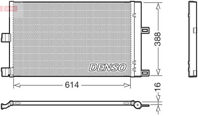 Конденсатор, кондиционер DENSO DCN99080