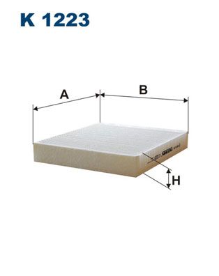 Фильтр, воздух во внутренном пространстве FILTRON K 1223