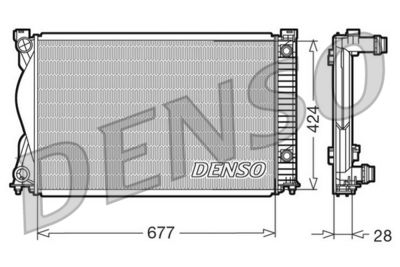 Radiators, Motora dzesēšanas sistēma DENSO DRM02037