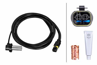 Датчик, частота вращения колеса HELLA 6PU 230 052-111