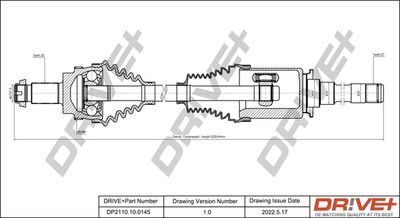 Приводной вал Dr!ve+ DP2110.10.0145