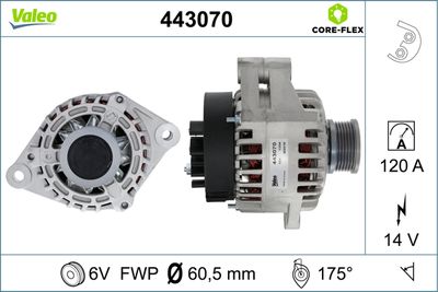 Ģenerators VALEO 443070