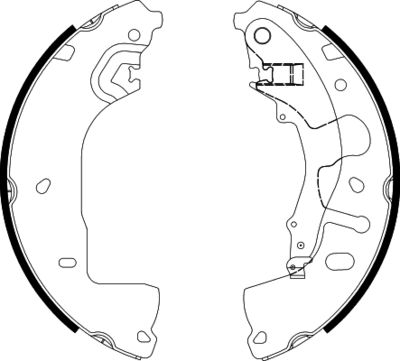 Комплект тормозных колодок TEXTAR 91088600