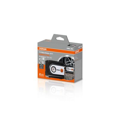 kompresor do kół 12V /analogowy/ TYREinflate 611 ESSENTIAL ams-OSRAM OTI611ESN