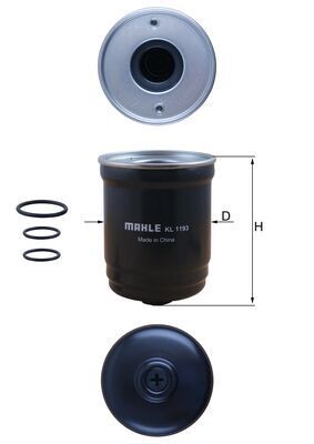 Degvielas filtrs KNECHT KL 1193D