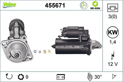 Starteris VALEO 455671
