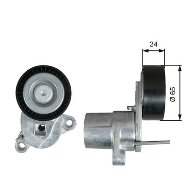 Siksnas spriegotājs, Ķīļsiksna GATES T39295