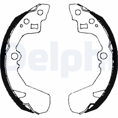 Bremžu loku komplekts DELPHI LS1685