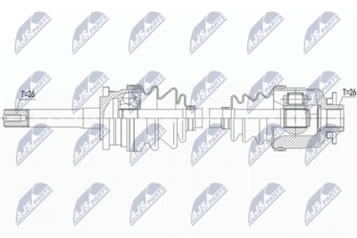 Приводной вал NTY NPW-MZ-068
