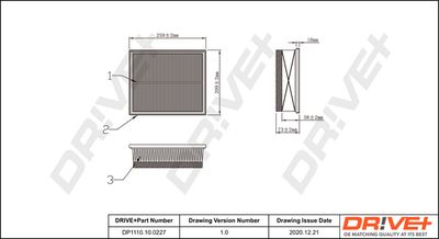Воздушный фильтр Dr!ve+ DP1110.10.0227